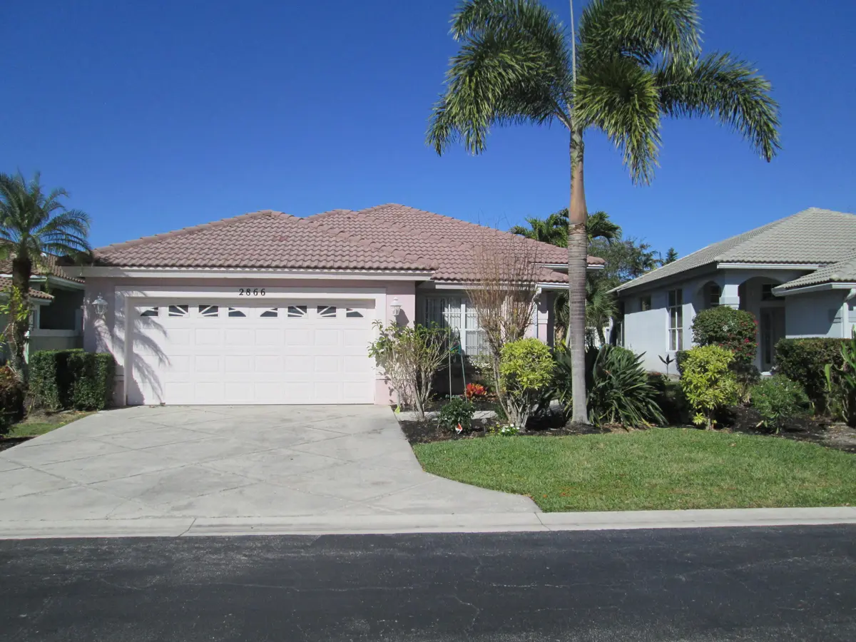 FRONT OF HOUSE at 2866 Waters Edge Circle, Greenacres