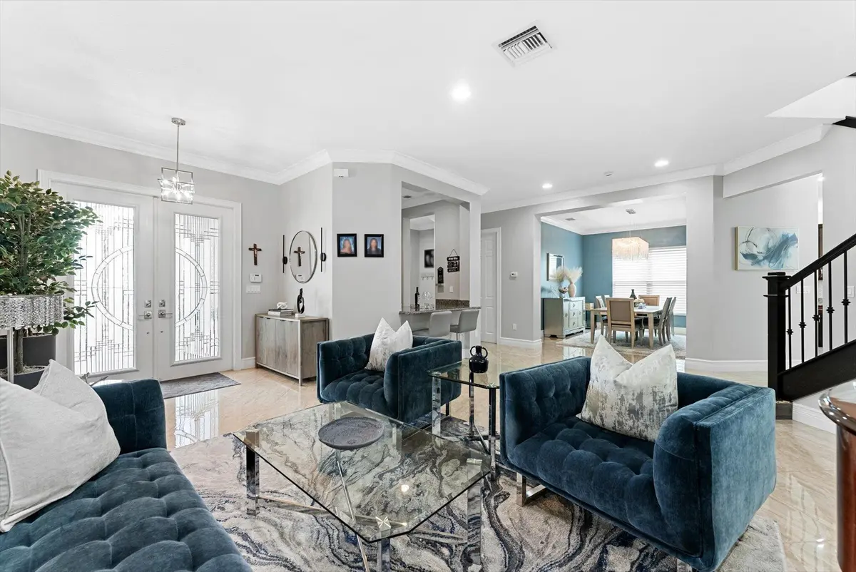 Living Room at 16945 Bridge Crossing Circle, Delray Beach