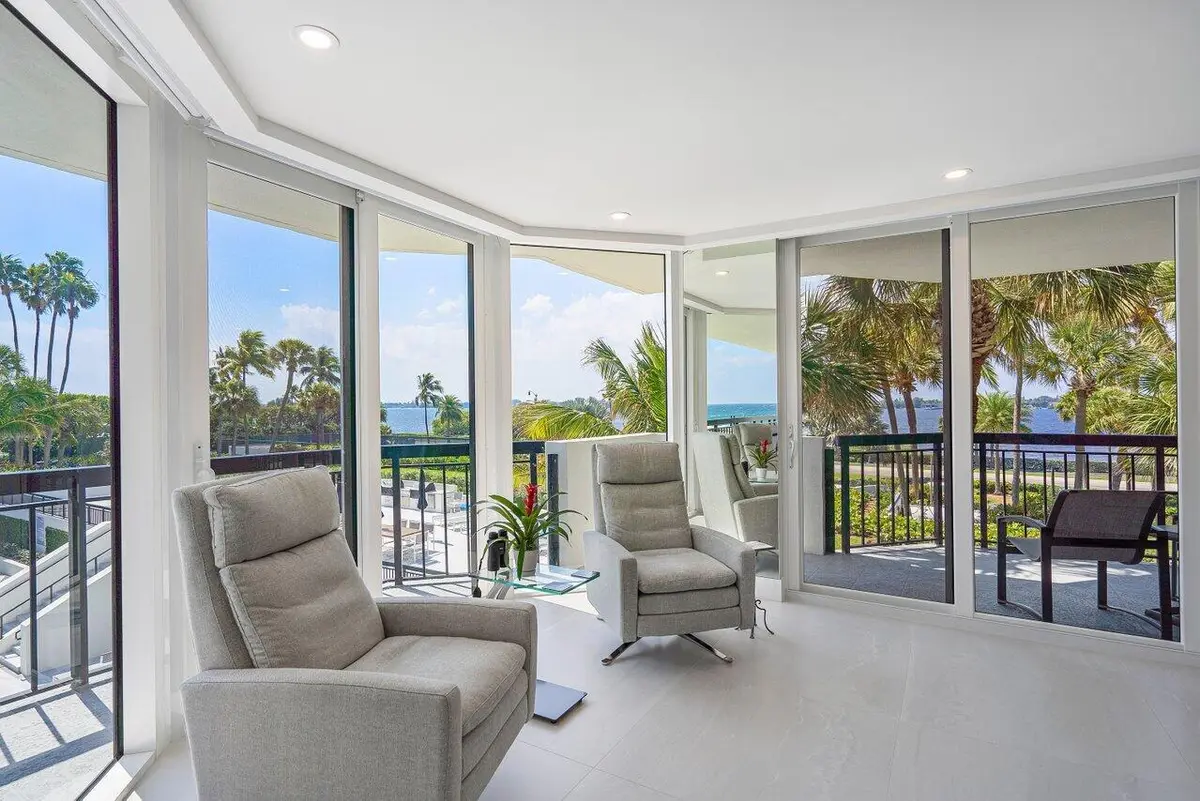 Cozy Corner in Living Room at 3140 S Ocean Boulevard 201n, Palm Beach