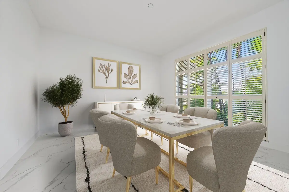 Dining Room Virtual at 13475 William Myers Court, Palm Beach Gardens