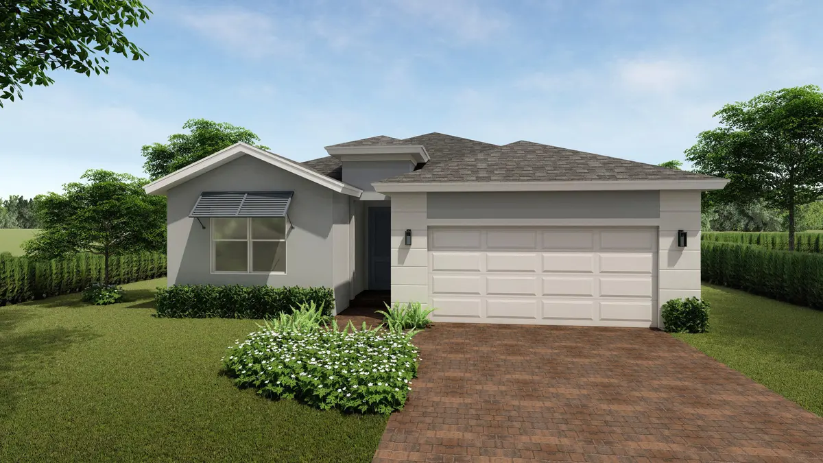 Rendering of front at 6670 SE Park Trace Drive, Stuart