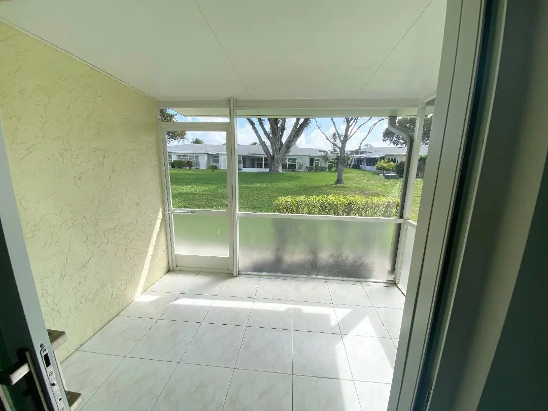 SCREENED PATIO at 1110 Cactus Terrace D, Delray Beach