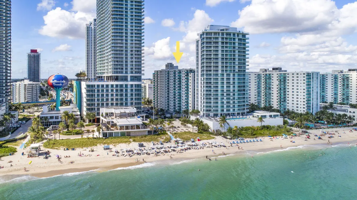 Aerial Ocean View at 4001 S Ocean Drive 11f, Hollywood