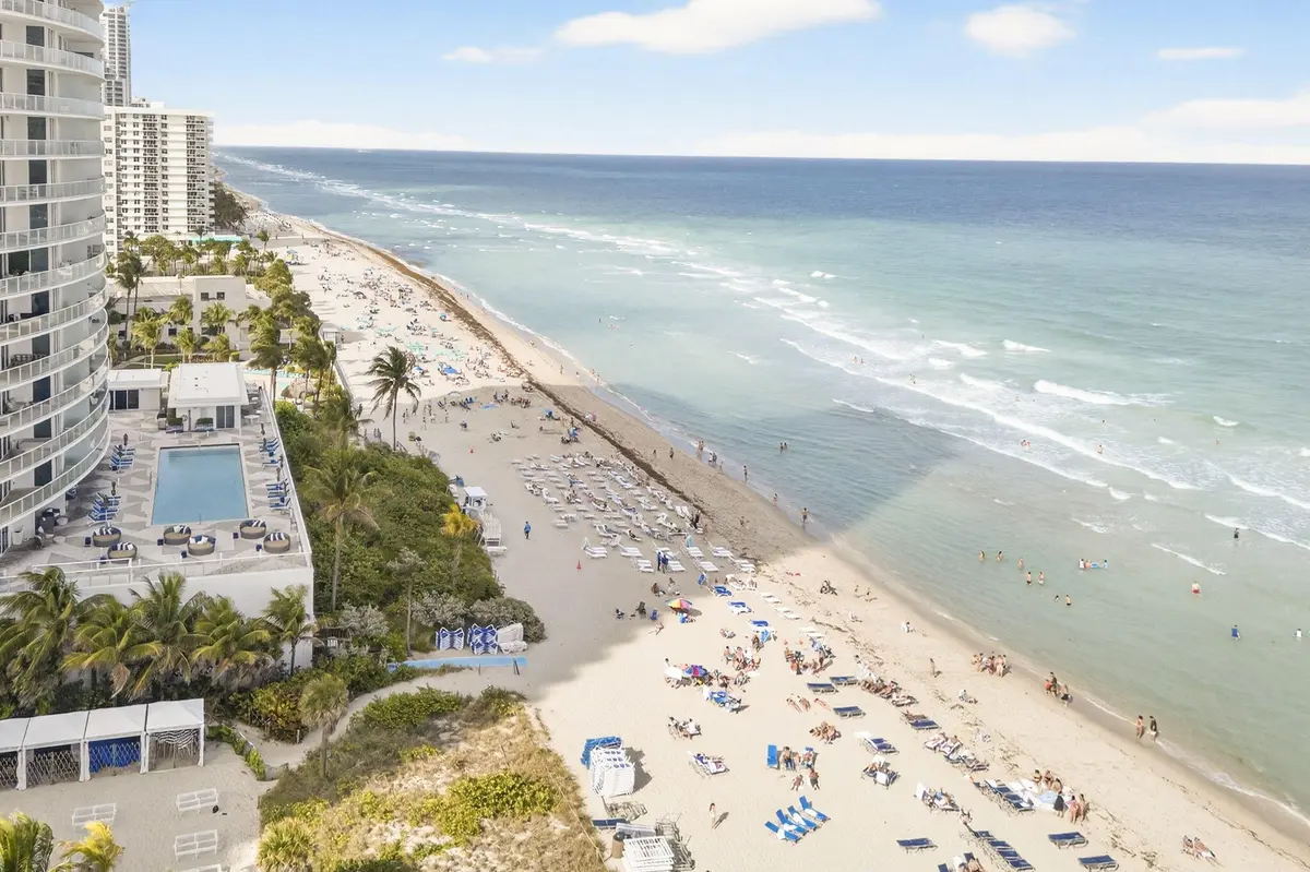 Aerial Ocean View at 4001 S Ocean Drive 11f, Hollywood