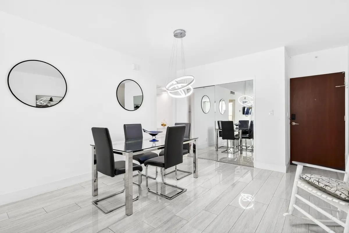 Dining Room at 4001 S Ocean Drive 11f, Hollywood