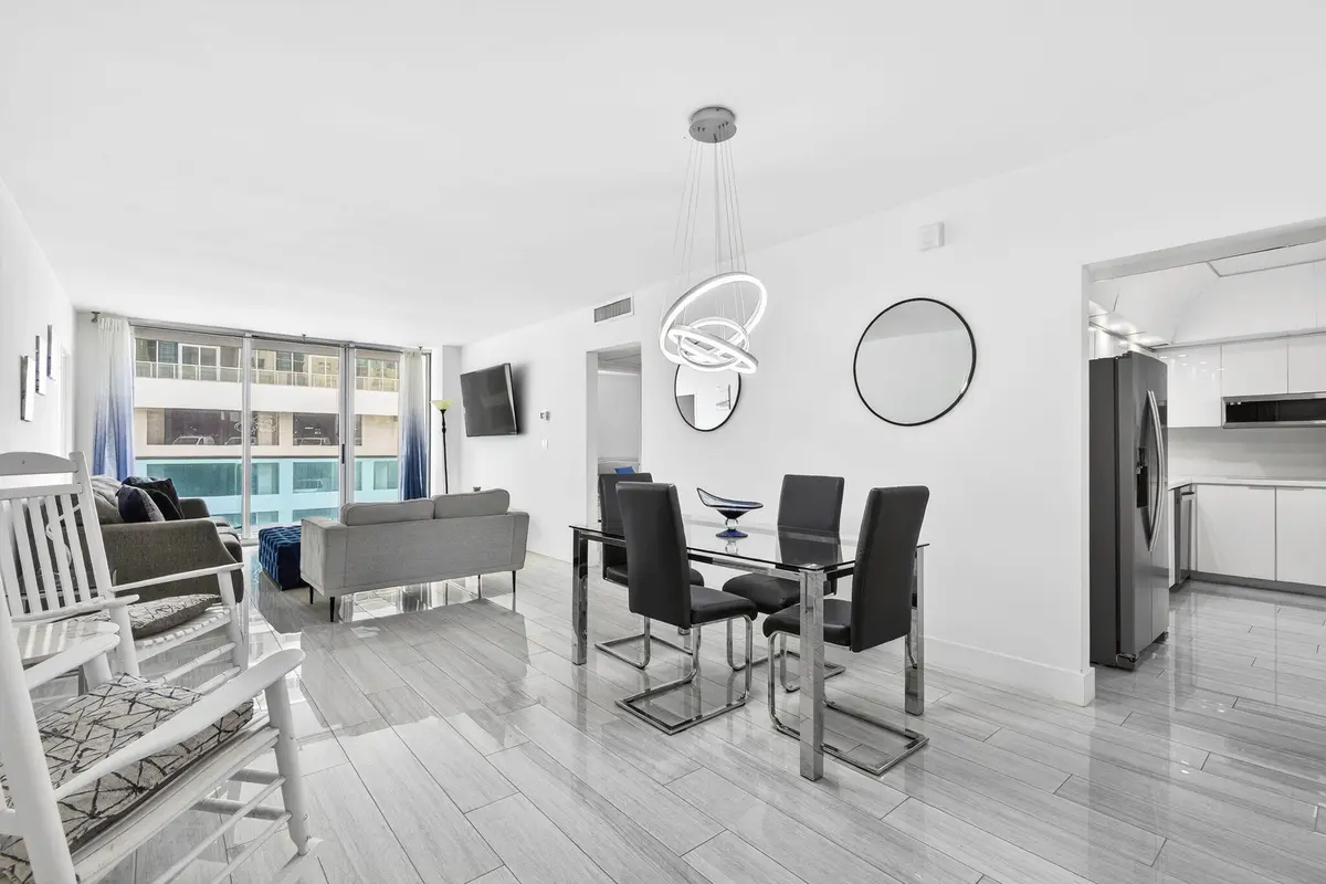 Living Room at 4001 S Ocean Drive 11f, Hollywood