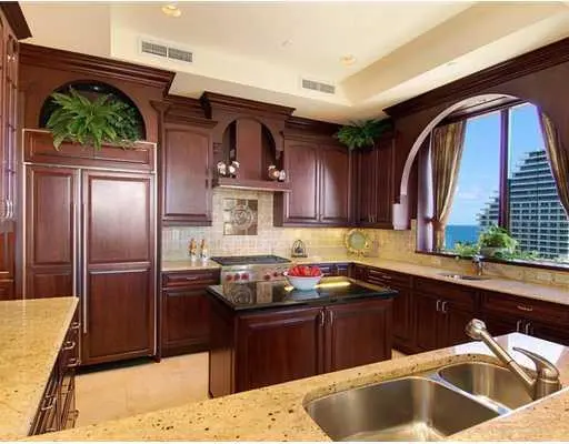 Kitchen at 209 N Birch Road 1502, Fort Lauderdale