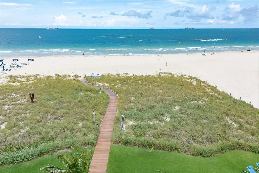 Direct Ocean View from balcony at 1200 Holiday Drive 402, Fort Lauderdale