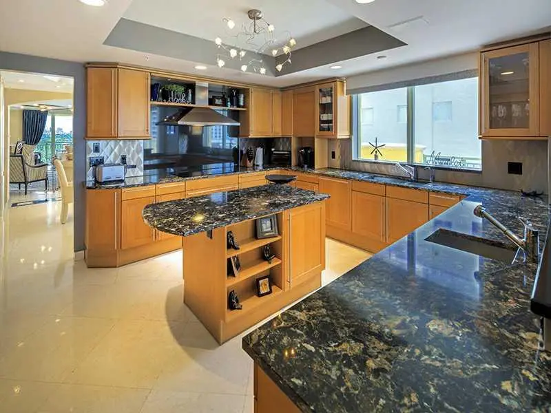 Kitchen at 209 N Birch Road 901, Fort Lauderdale