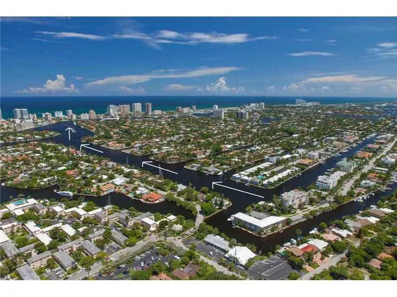 Aerial View at 516 Hendricks Isle PH 5B, Fort Lauderdale