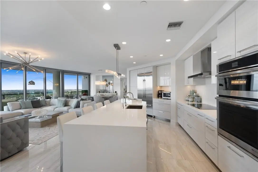 Kitchen at 100 E Las Olas Boulevard 4003, Fort Lauderdale