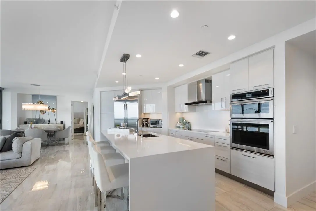 Kitchen at 100 E Las Olas Boulevard 4003, Fort Lauderdale