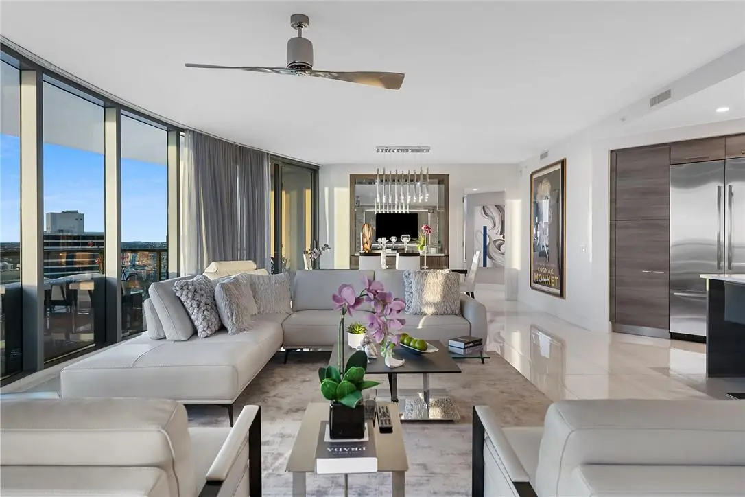 Great Room at 100 E Las Olas Boulevard 2603, Fort Lauderdale