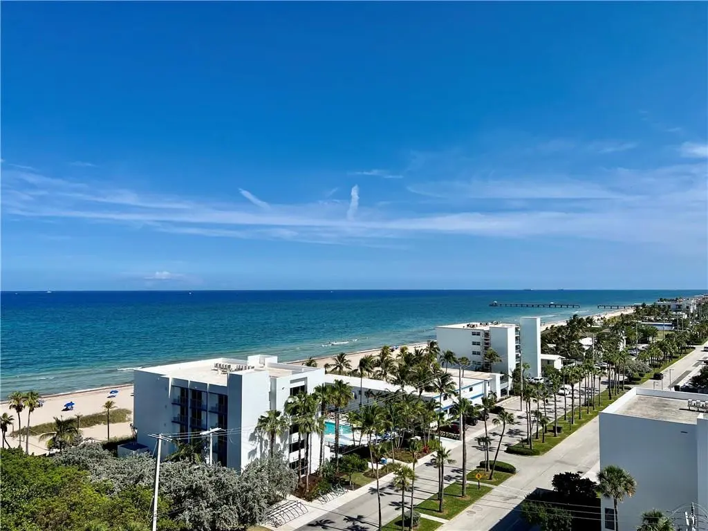 Endless ocean views from open balcony at 4900 N Ocean Boulevard 1119, Lauderdale-By-The-Sea