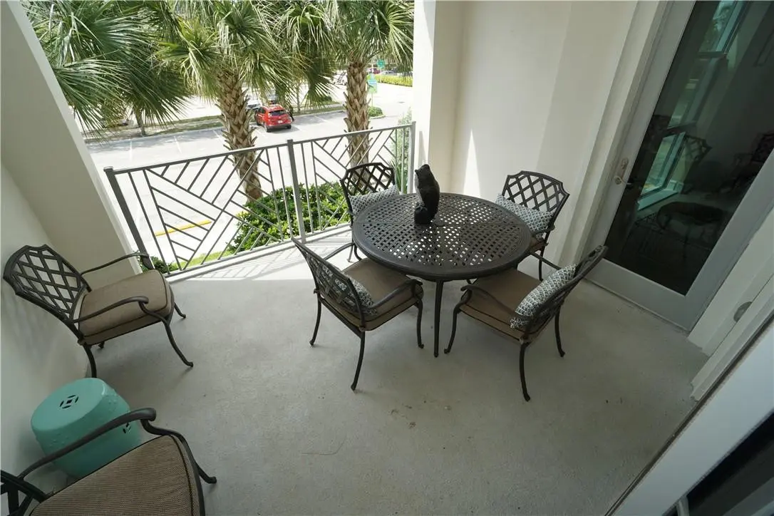 Covered Balcony at 4511 El Mar Drive 201, Lauderdale-By-The-Sea