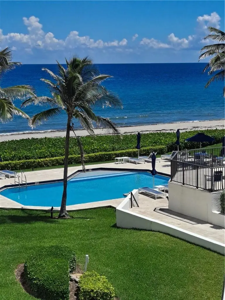 View from Primary Bedroom (2nd floor) at 2565 S Ocean Boulevard 201N, Boca Raton