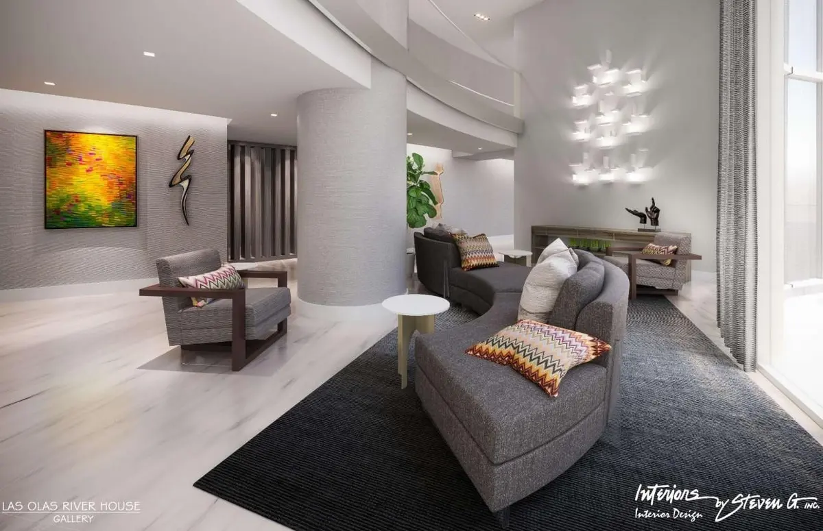 Relaxing Chill-out Area at 333 Las Olas Way 1009, Fort Lauderdale