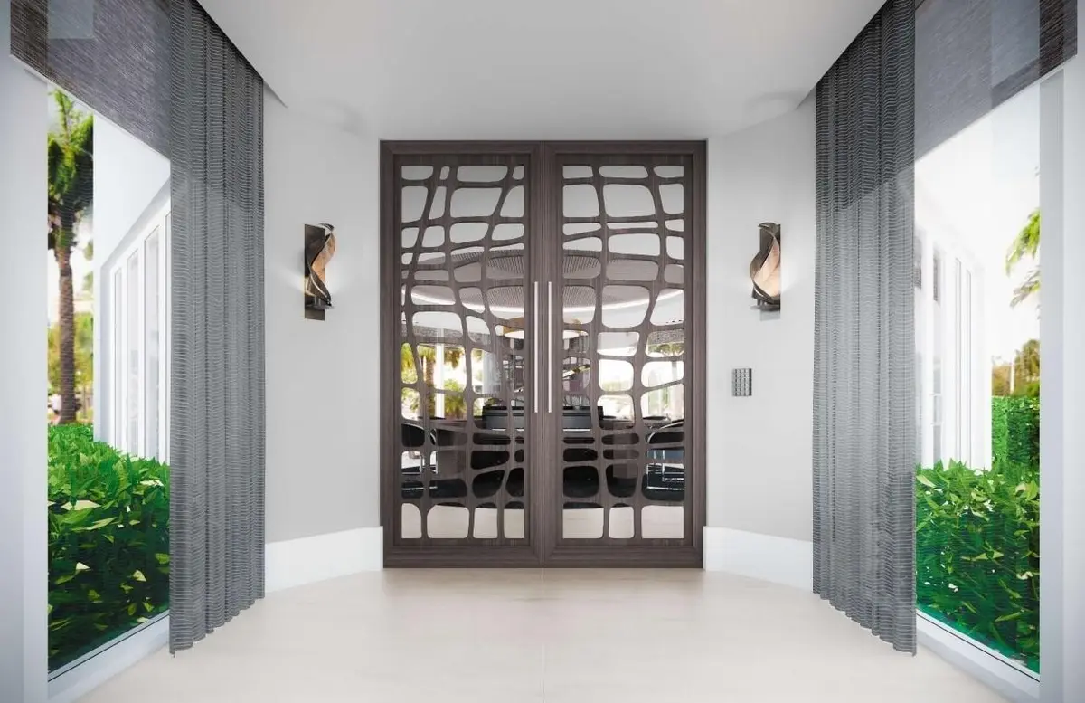 Entry to Piano/Lounge Area at 333 Las Olas Way 1009, Fort Lauderdale