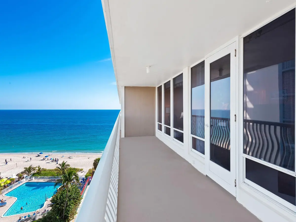 PRIVATE BALCONY at 4020 Galt Ocean Drive 807, Fort Lauderdale