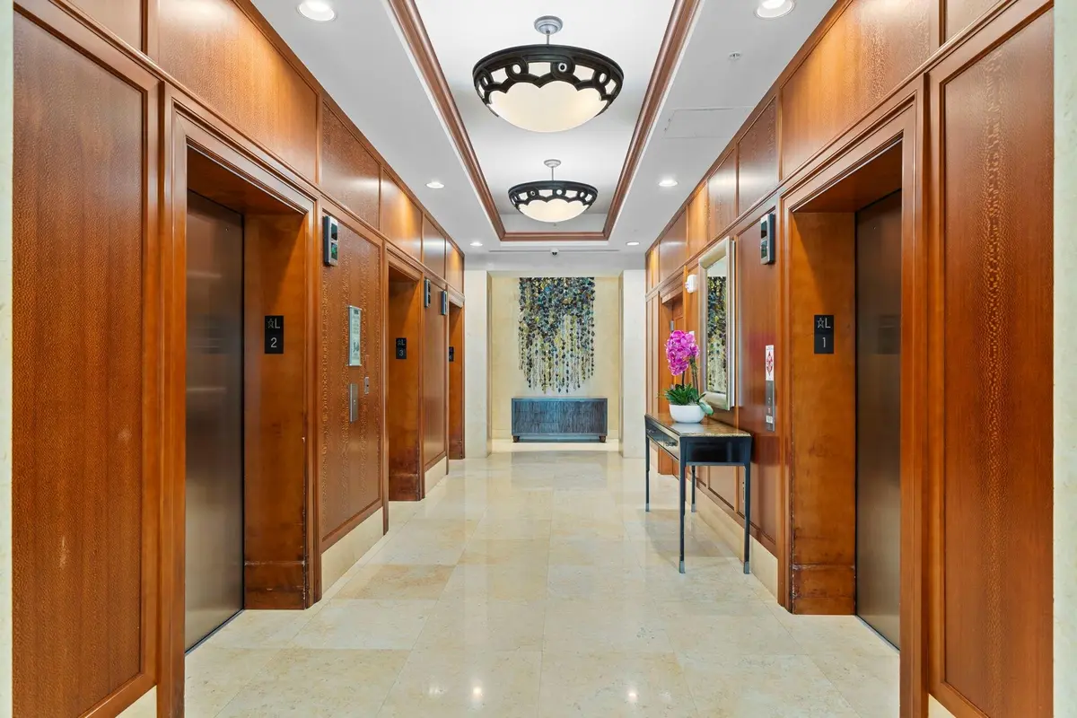 Newly renovated elevators at 347 N New River Drive 2401, Fort Lauderdale