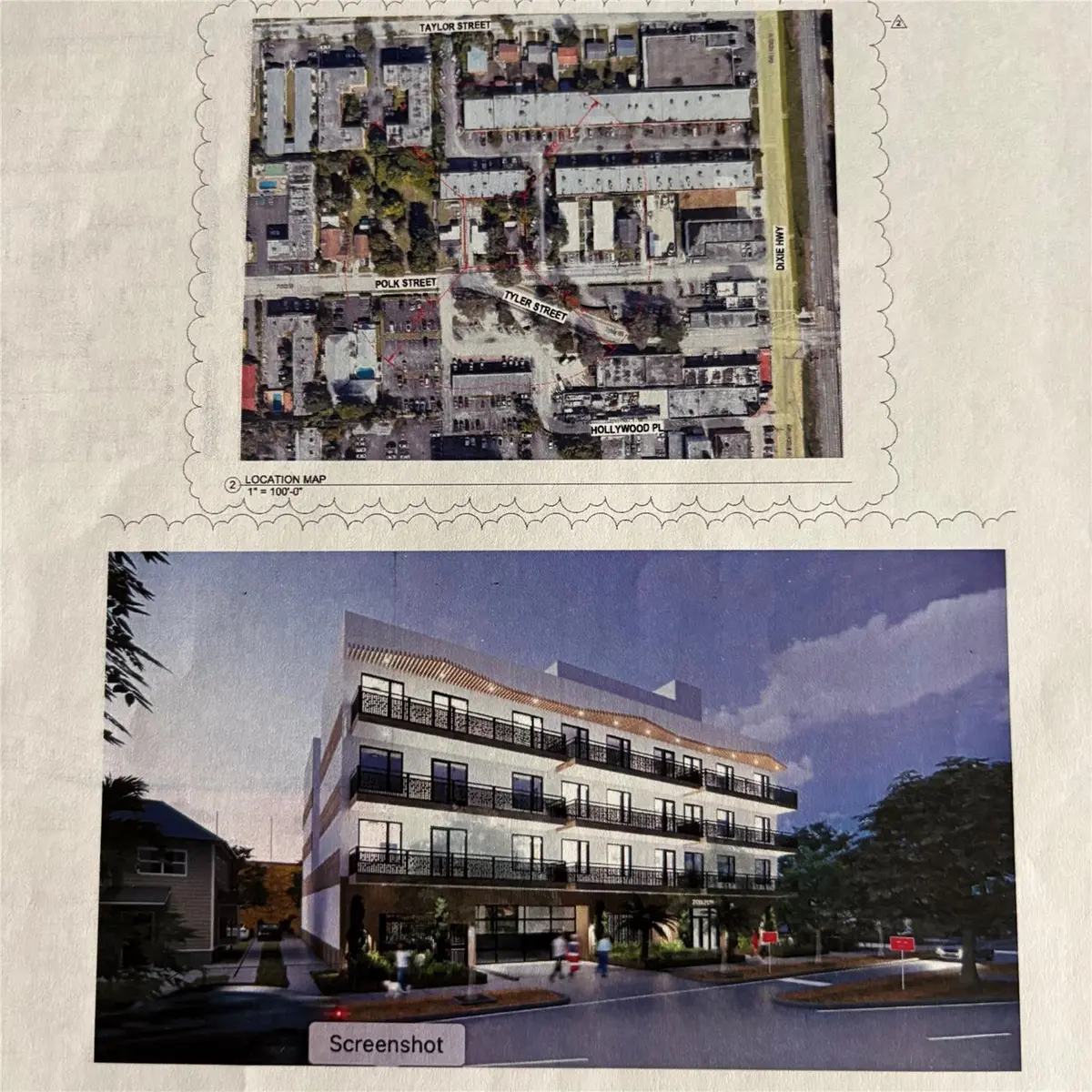 Polk St Rendering at 2127 Polk Street, Hollywood