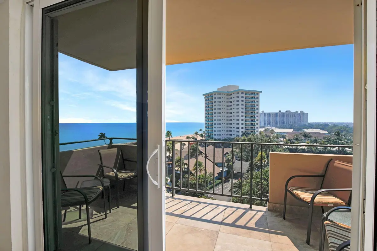 Balcony view at 2000 S Ocean Boulevard 7J, Lauderdale-By-The-Sea