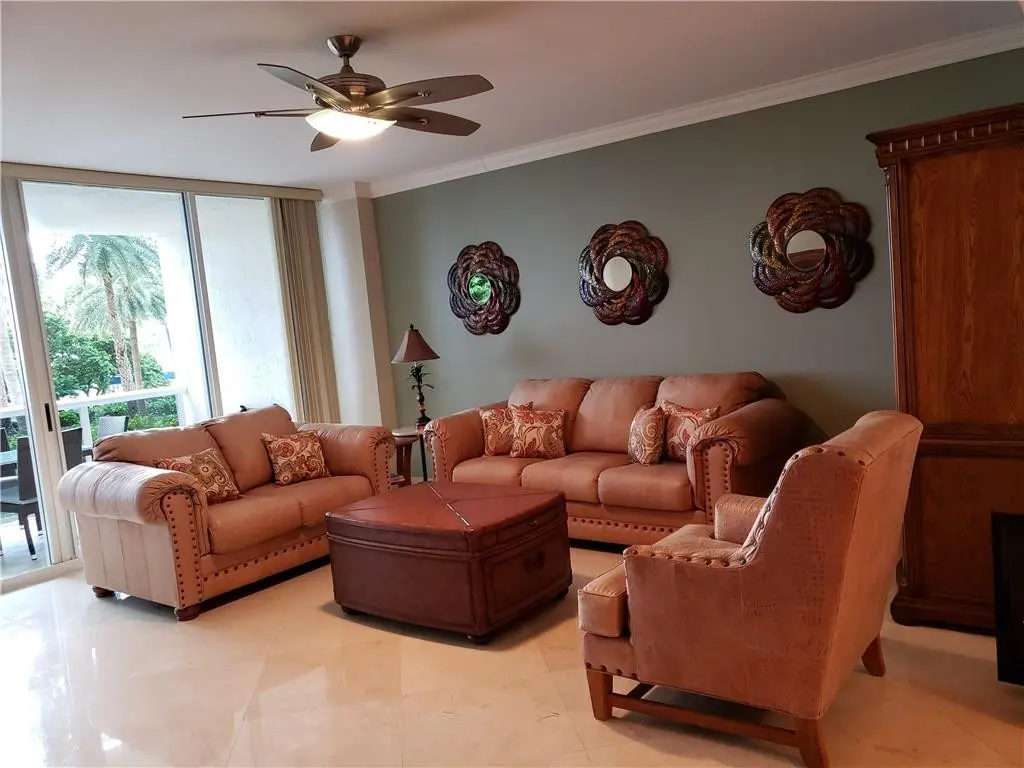 Living Room at 3200 N Ocean Bl 407, Fort Lauderdale
