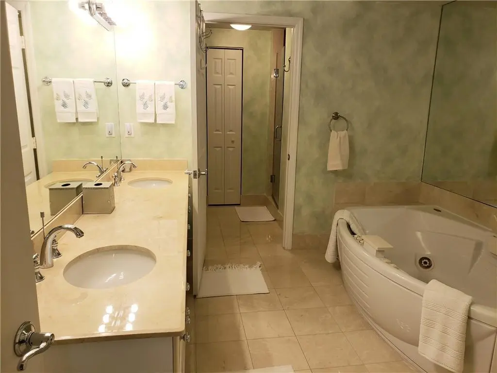 Primary Bath at 3200 N Ocean Bl 407, Fort Lauderdale