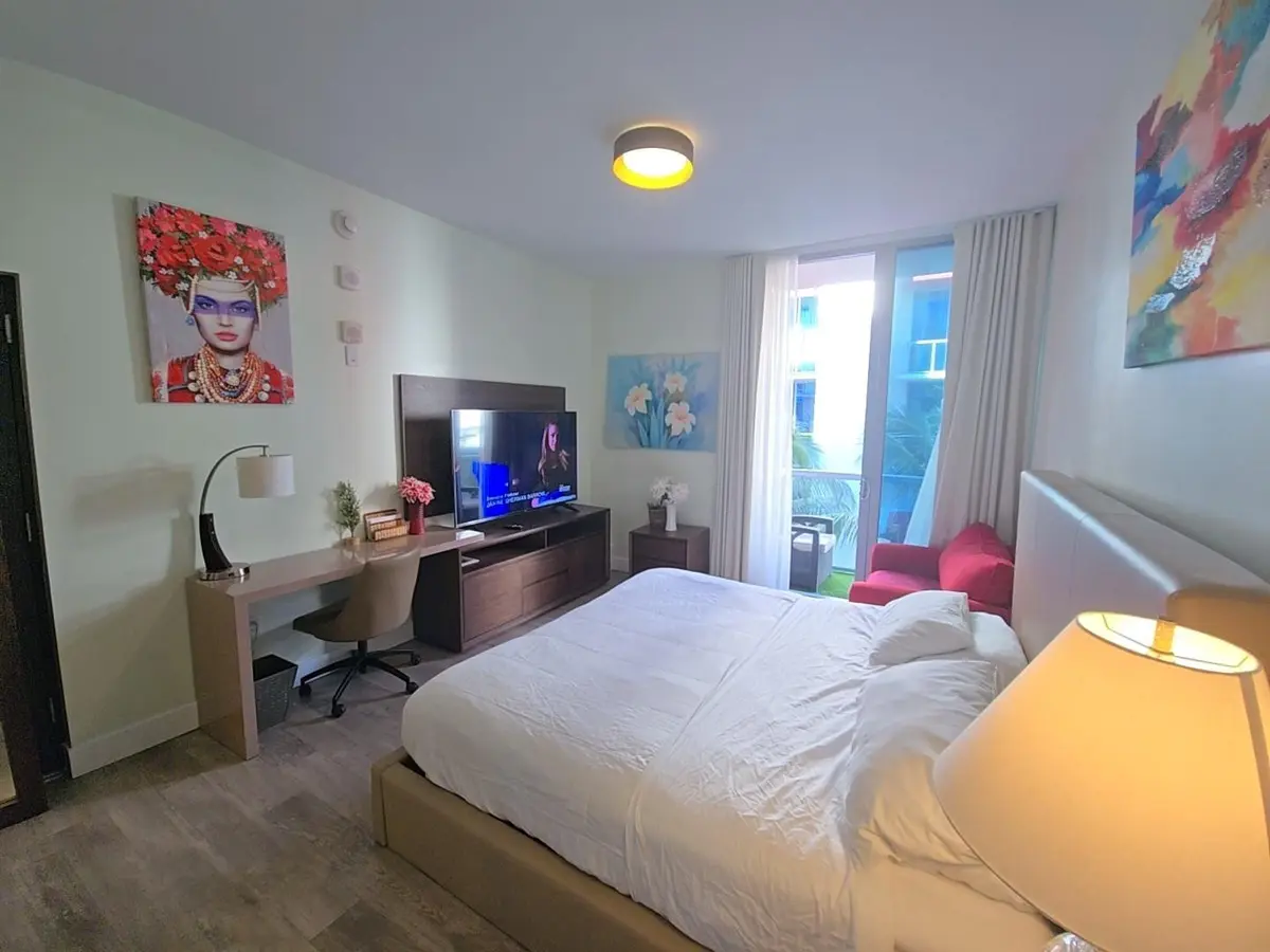 Watch TV from Bed at 777 N Ocean Drive S407, Hollywood