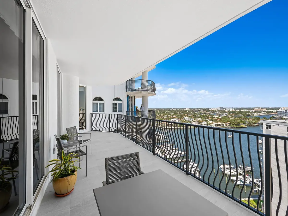 Balcony with Intracoastal Views at 100 S Birch Road 1803, Fort Lauderdale