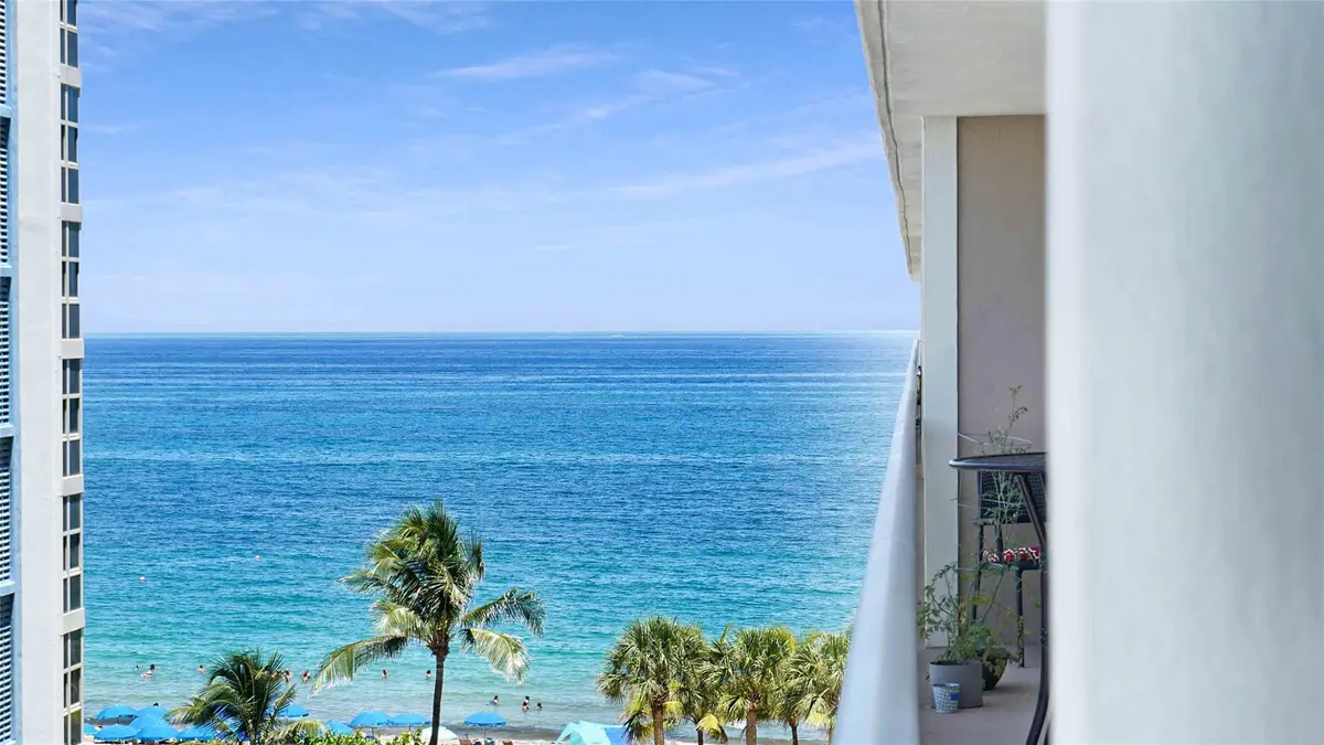 ocean view from the balcony at 4020 Galt Ocean Drive 501, Fort Lauderdale
