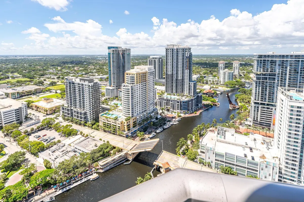 View from Terrace at 100 E Las Olas Boulevard 3604, Fort Lauderdale