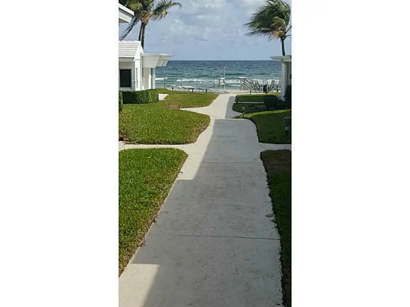 View on Walking Path to Beach at 1212 Hillsboro Mile, Hillsboro Beach