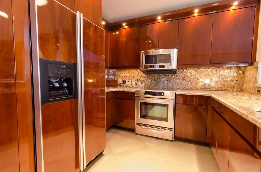 Custom Panels on Pantry, DW & Trash at 1212 Hillsboro Mile, Hillsboro Beach