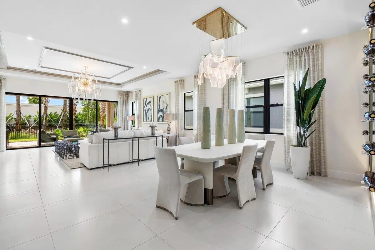 Dining area- Model home not actual home at 12573 Solana Bay Circle, Palm Beach Gardens