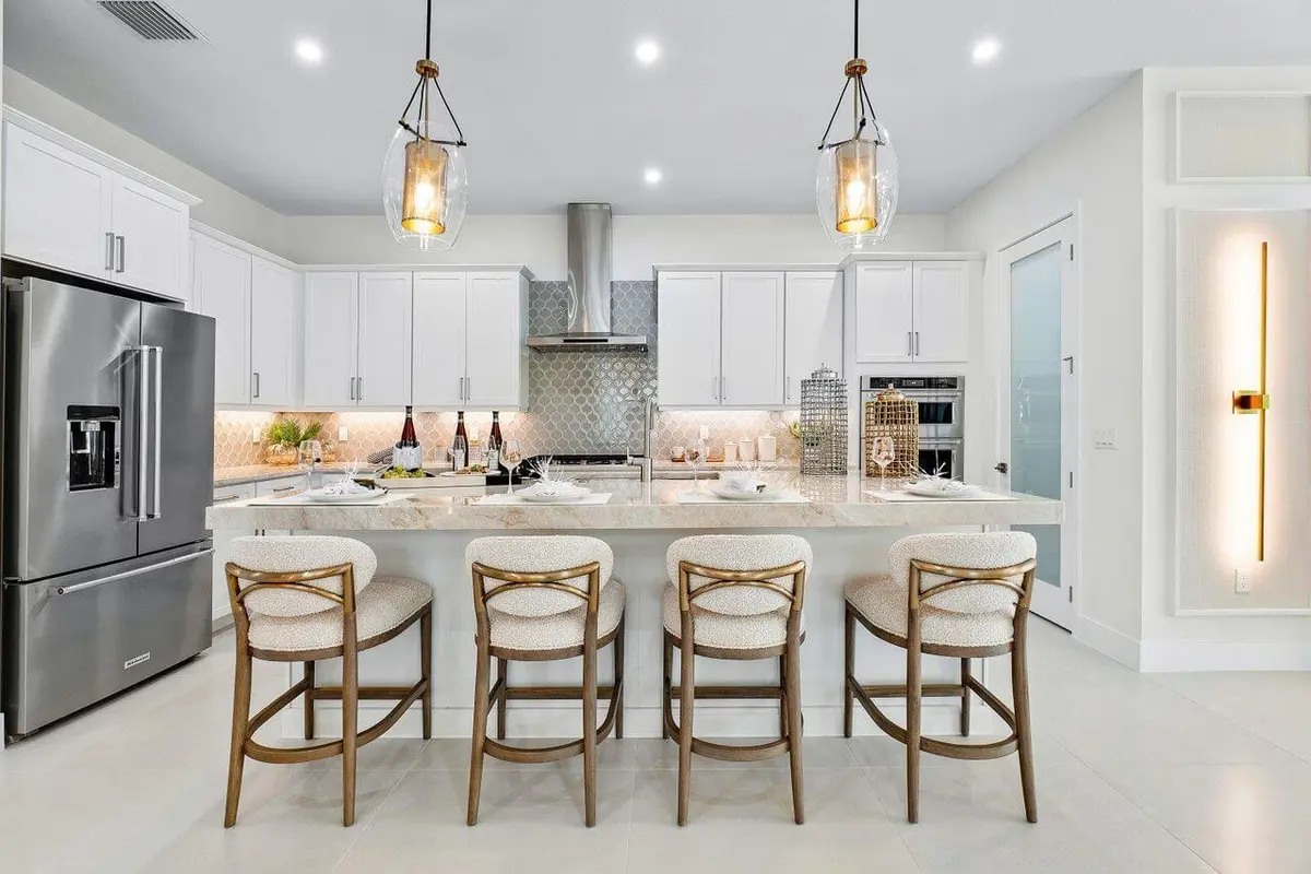 Model home kitchen Pic not actual home at 12573 Solana Bay Circle, Palm Beach Gardens