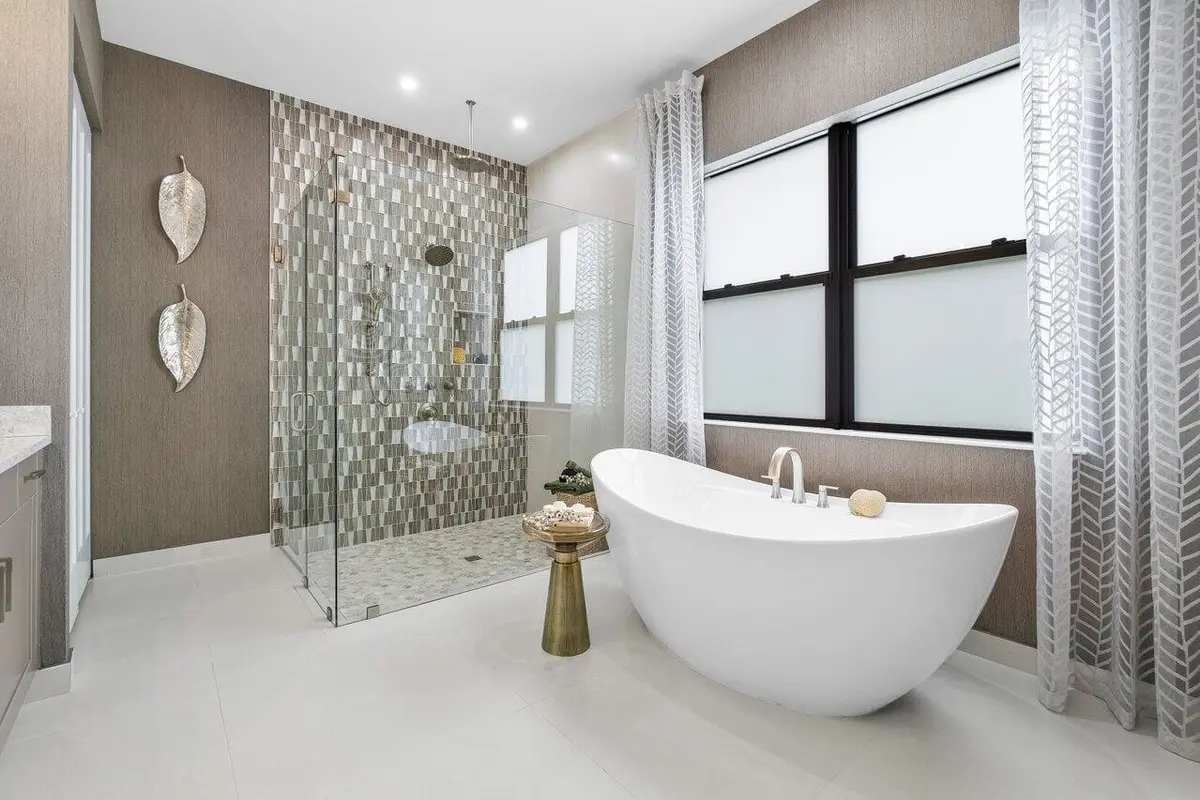 Primary bath-not actual home at 12573 Solana Bay Circle, Palm Beach Gardens