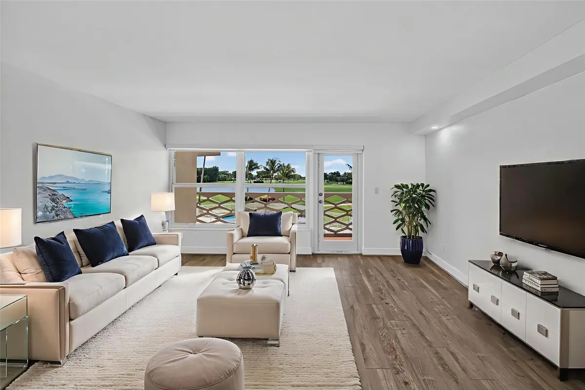 Living Area virtually staged at 4836 NE 23 Avenue 17, Fort Lauderdale