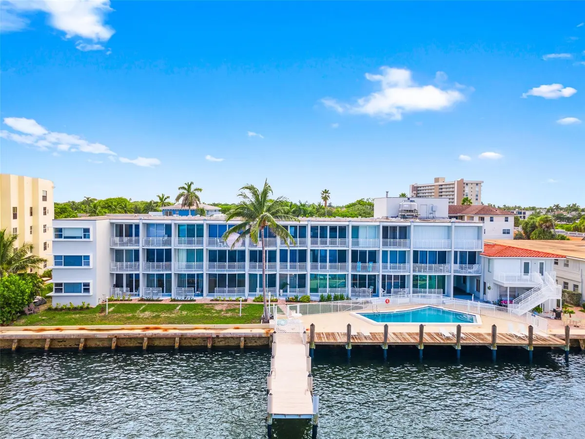 Aerial View at 2508 Bay Drive 209, Pompano Beach