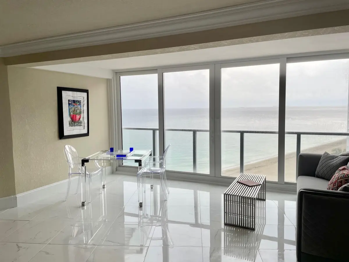 Enclosed patio at 3900 N Ocean Drive 10f, Lauderdale-By-The-Sea