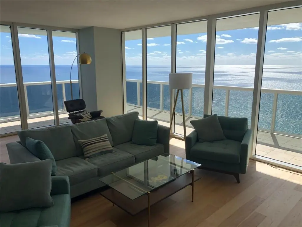 Living Area at 1830 S Ocean Drive 3502, Hallandale Beach