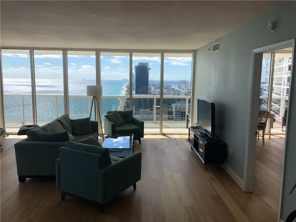 Living Area at 1830 S Ocean Drive 3502, Hallandale Beach