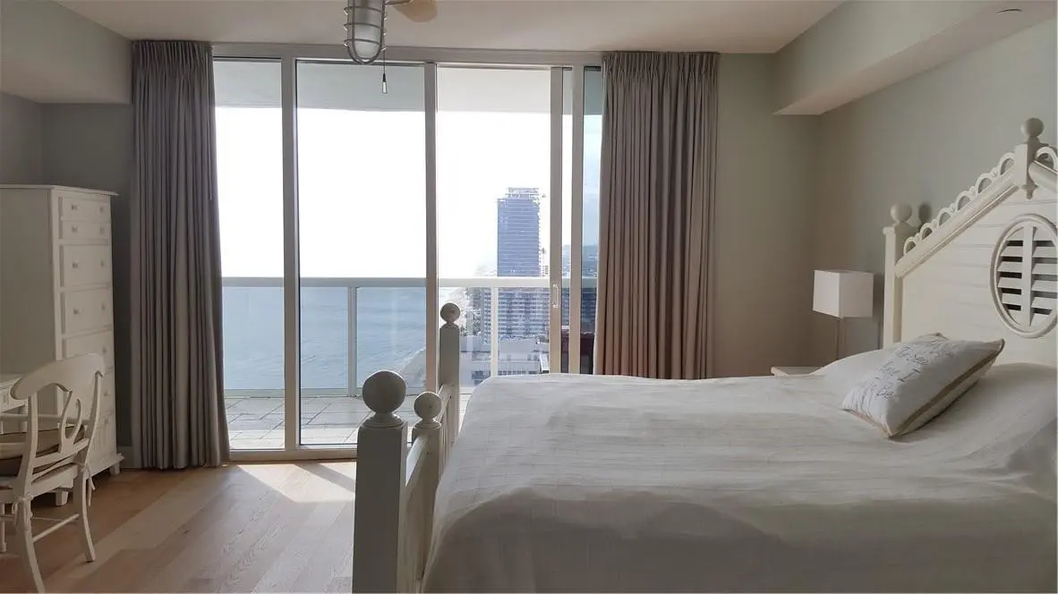 Master Bedroom at 1830 S Ocean Drive 3502, Hallandale Beach