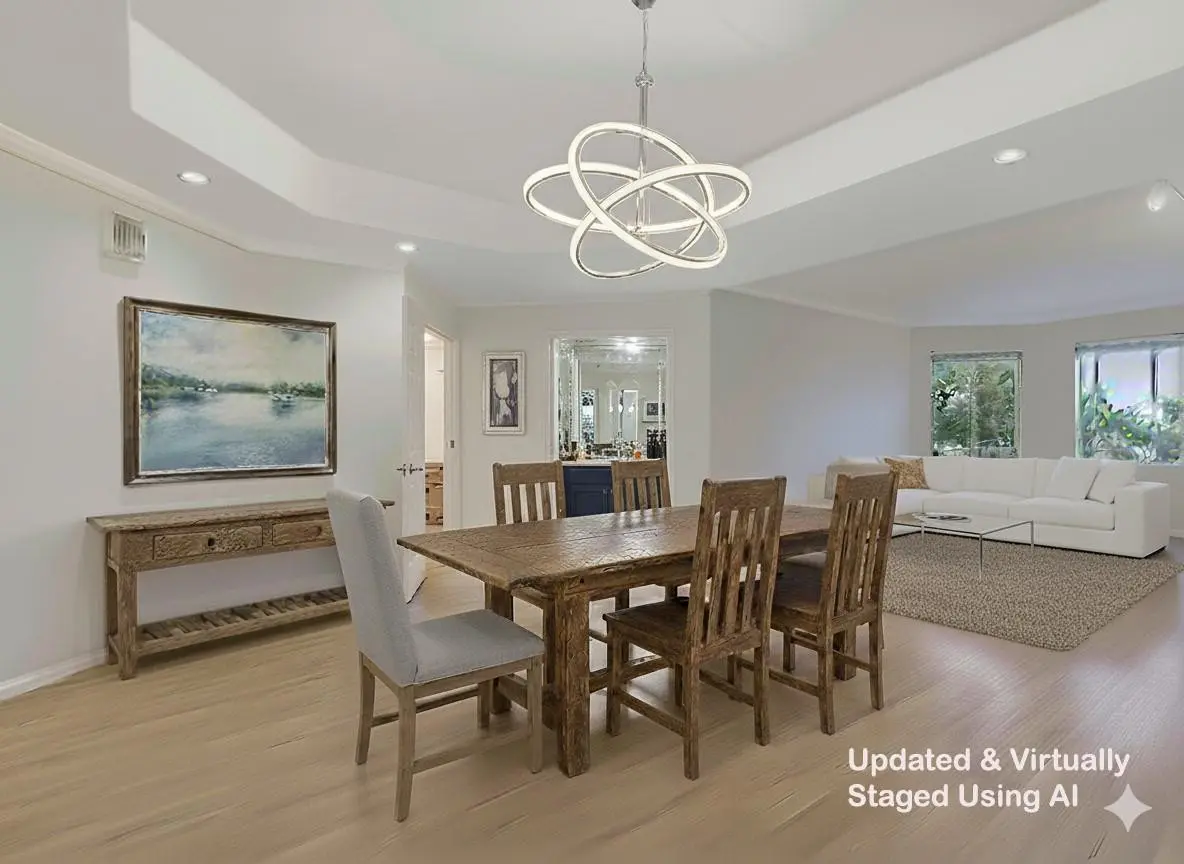 Virtually Updated and Staged DR using AI at 5690 Highway A1a 203N, Vero Beach