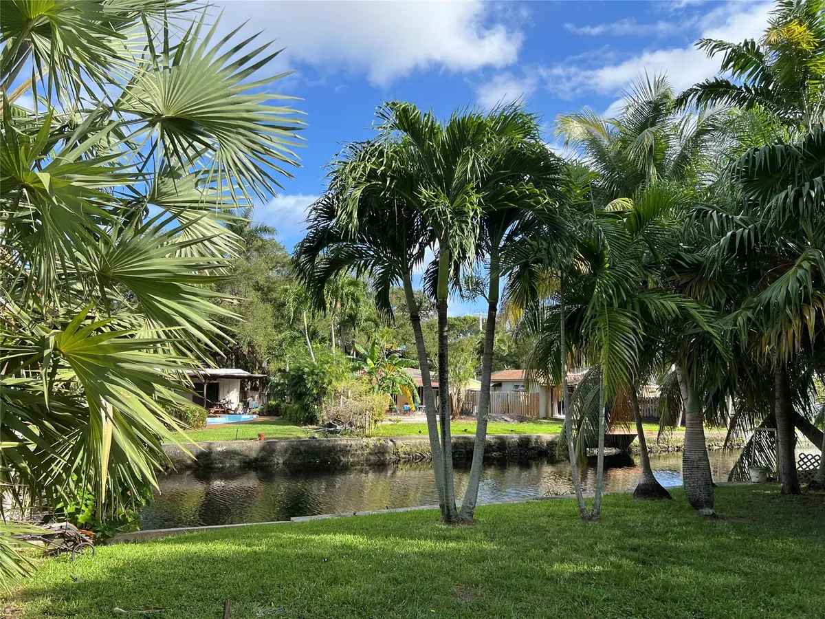 Water view of the canal at 808 SW 8th Terrace, Fort Lauderdale