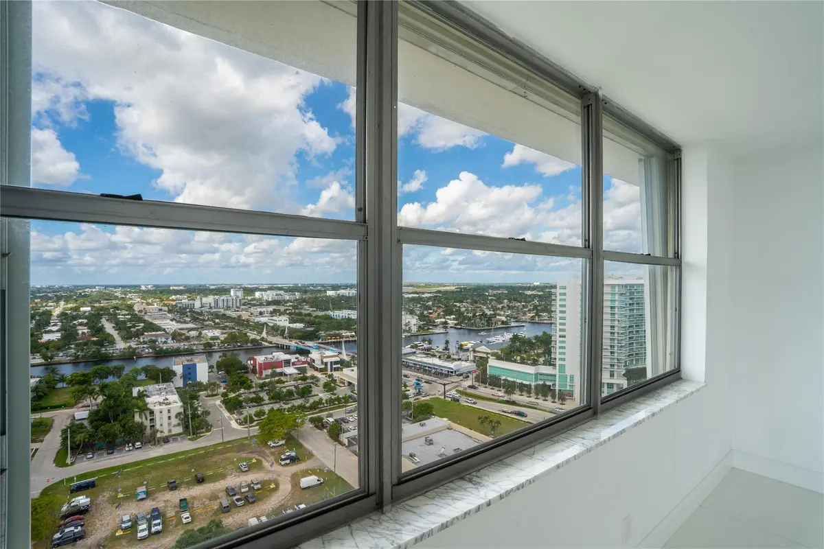 West view from living room at 111 Briny Avenue 2314, Pompano Beach