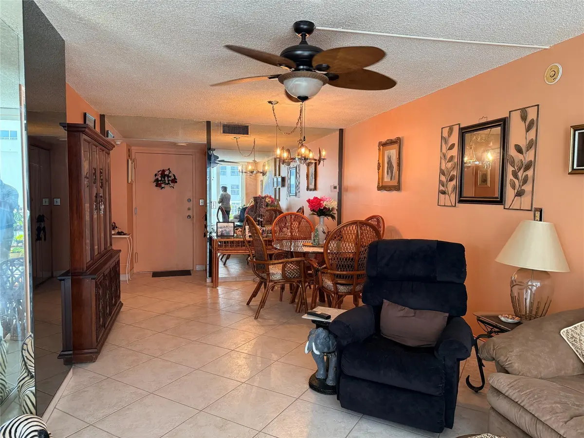 dining & living room combination at 101 Briny Avenue 1006, Pompano Beach