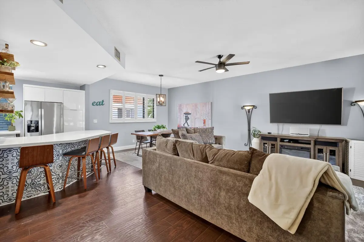 Living/Dining Area at 1401 NE 9th Street 13, Fort Lauderdale