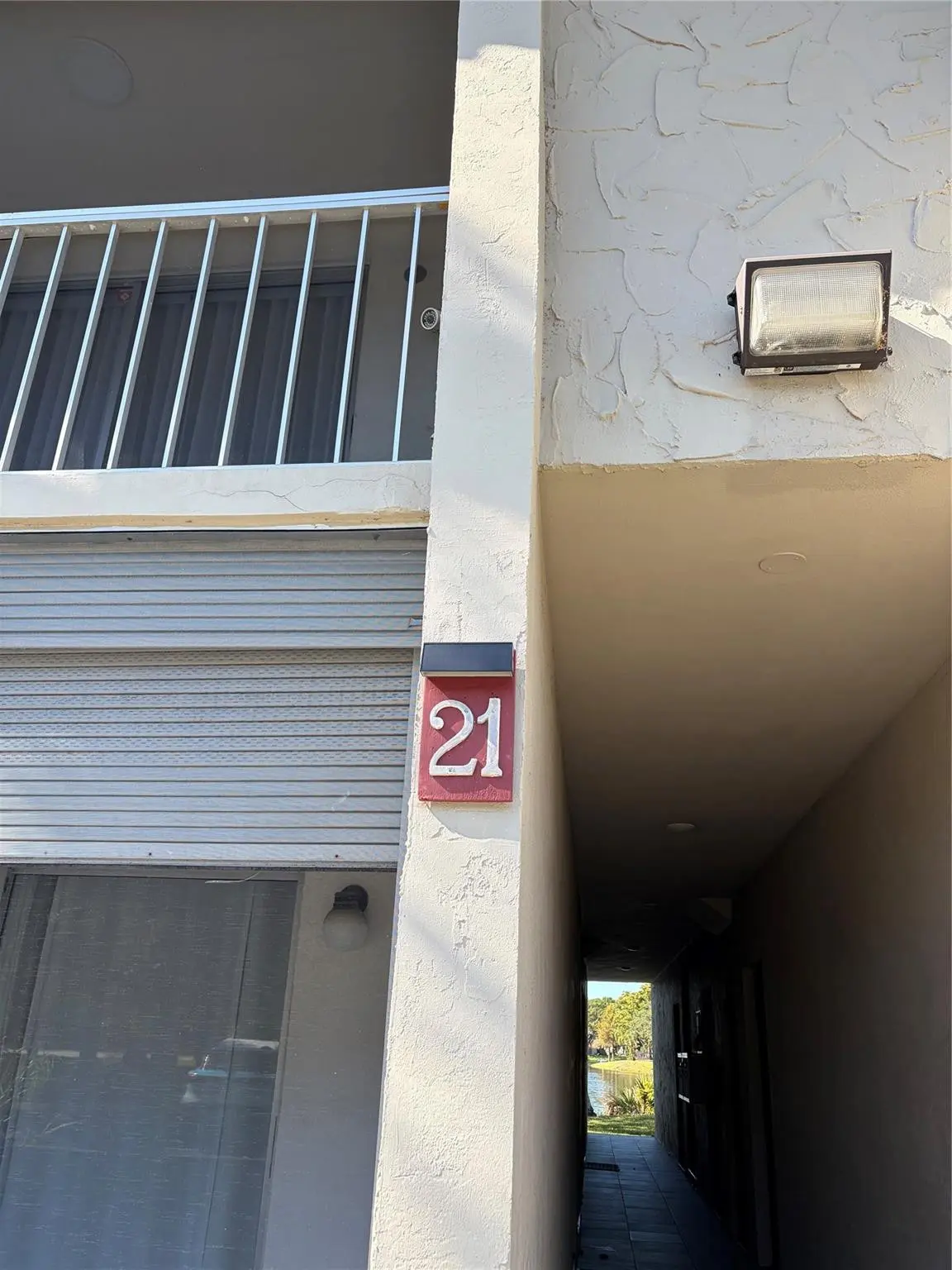 Address to hallway/condo at 21 Jacaranda Drive 121, Plantation