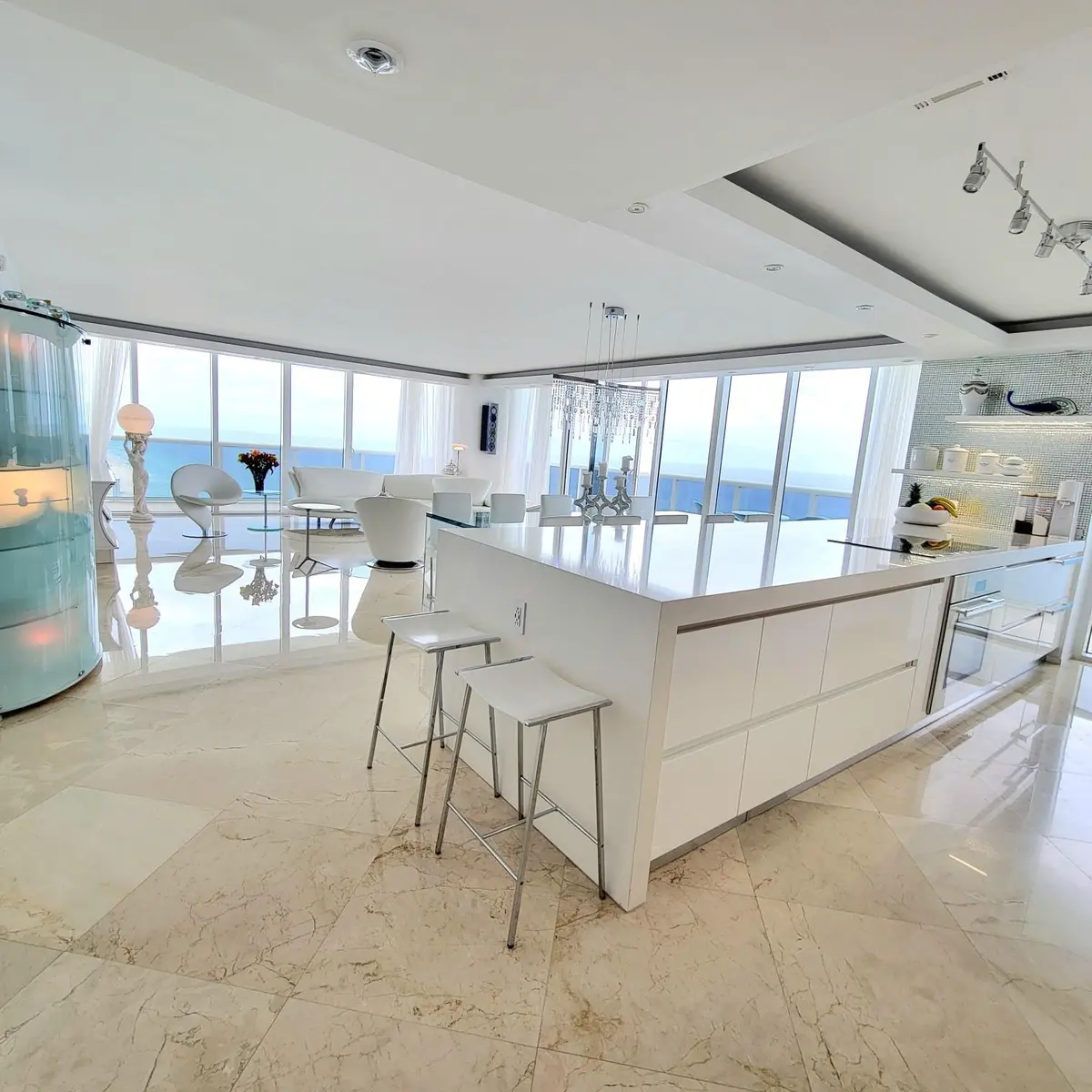 Kitchen at 1830 S Ocean Drive PH5101, Hallandale Beach